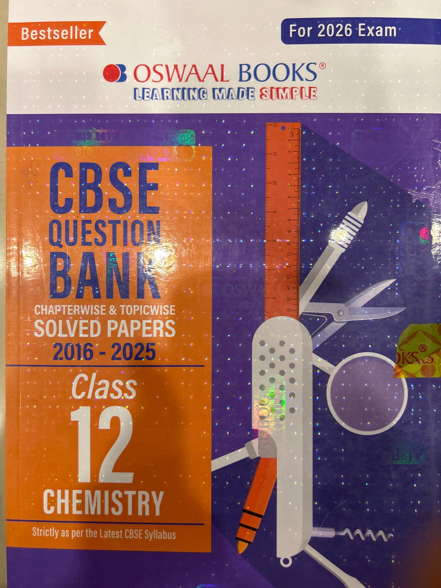 Oswaal 12th CBSE Question Bank CHEMISTRY