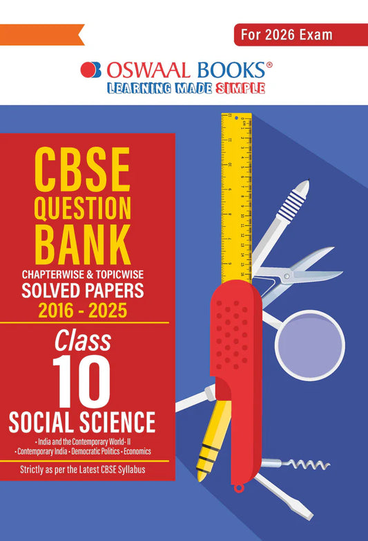 Oswaal 10th CBSE Question Bank SOCIAL SCIENCE