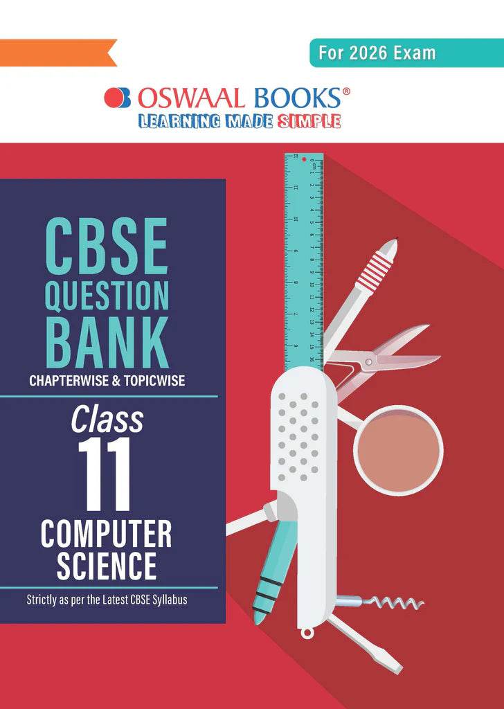 Oswaal 11th CBSE Question Bank COMPUTER SCIENCE