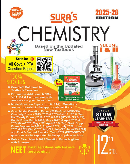 SURA`S 12th Std Chemistry Guide 2025-26