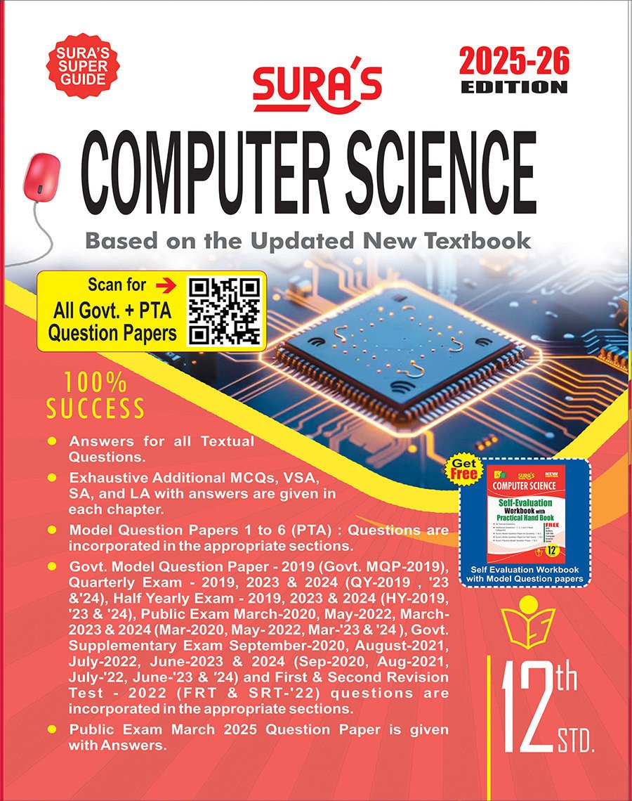SURA`S 12th Std COMPUTER SCIENCE Guide 2025-26