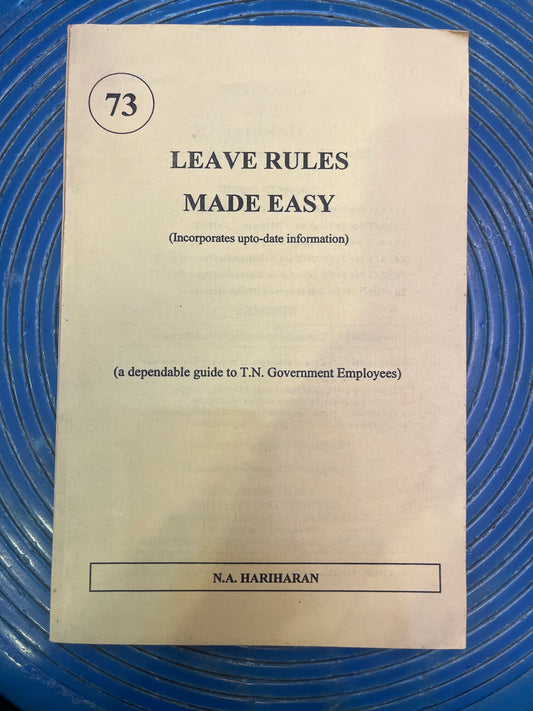 LEAVE RULES MADE EASY