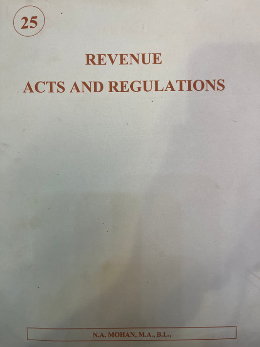Revenue Acts and Regulations