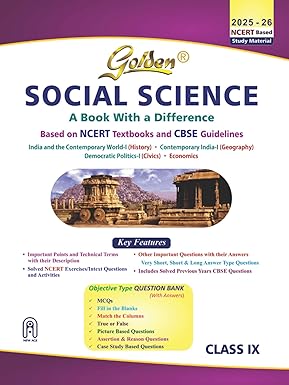 Golden 9th Social Science CBSE