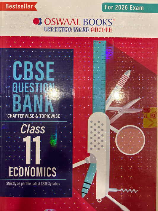 Oswaal 11th CBSE Question Bank ECONOMICS