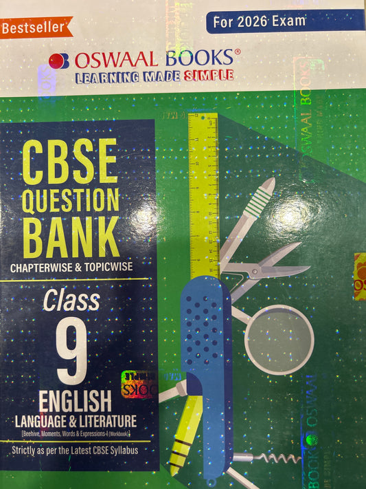 Oswaal 9th CBSE Question Bank ENGLISH