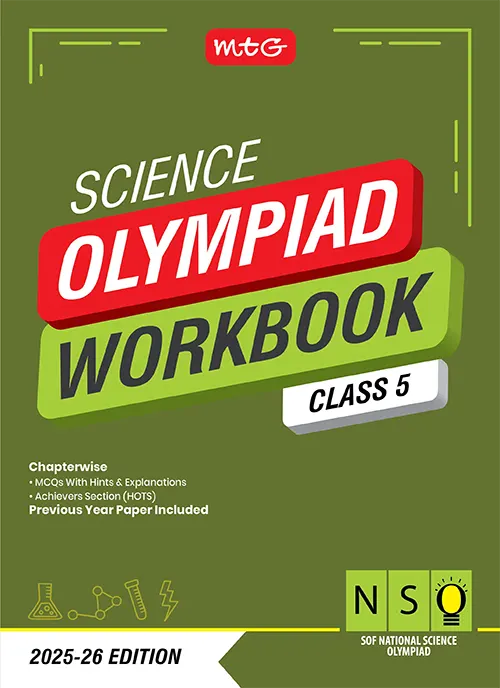 Class 5 National Science Olympiad (NSO) Workbook for 2025-26 Exam