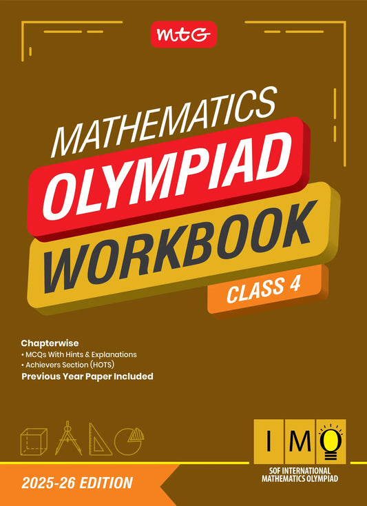 Class 4 International Mathematics Olympiad (IMO) Workbook for 2025-26 Exam