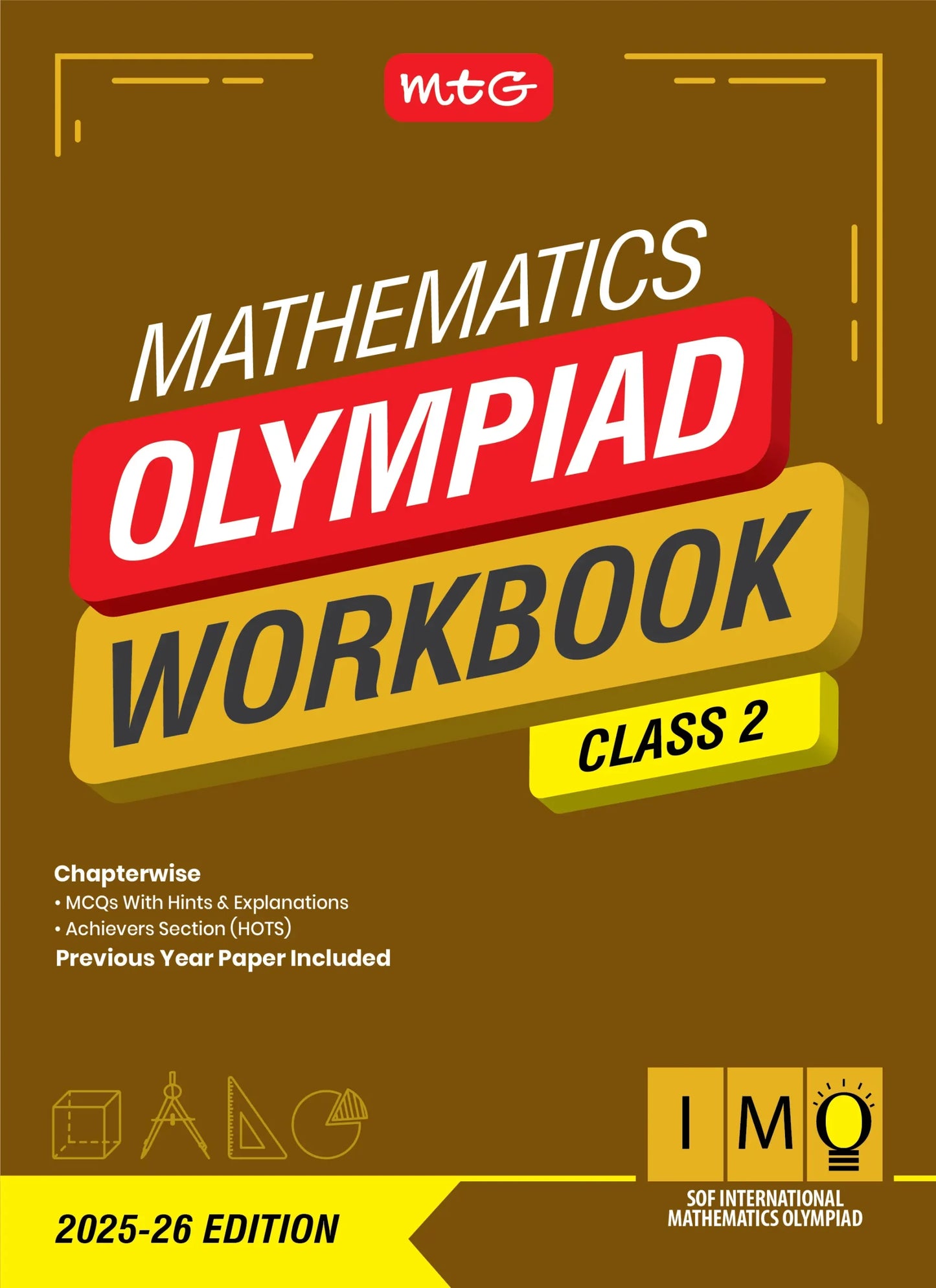 Class 2 International Mathematics Olympiad (IMO) Workbook for 2025-26 Exam