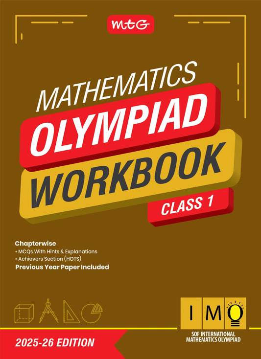 Class 1 International Mathematics Olympiad (IMO) Workbook for 2025-26 Exam