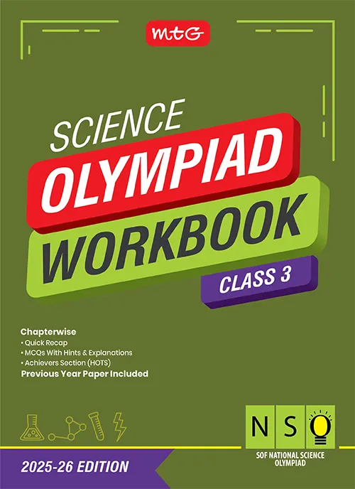 Class 3 National Science Olympiad (NSO) Workbook for 2025-26 Exam