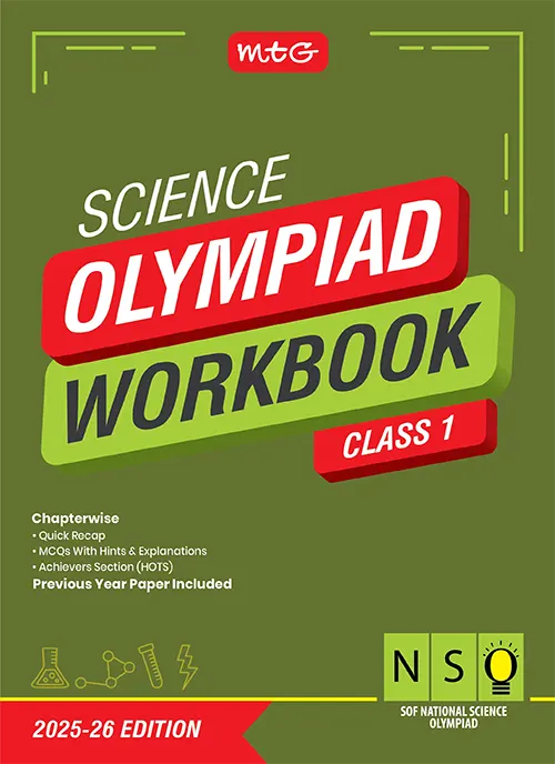 Class 1 National Science Olympiad (NSO) Workbook for 2025-26 Exam