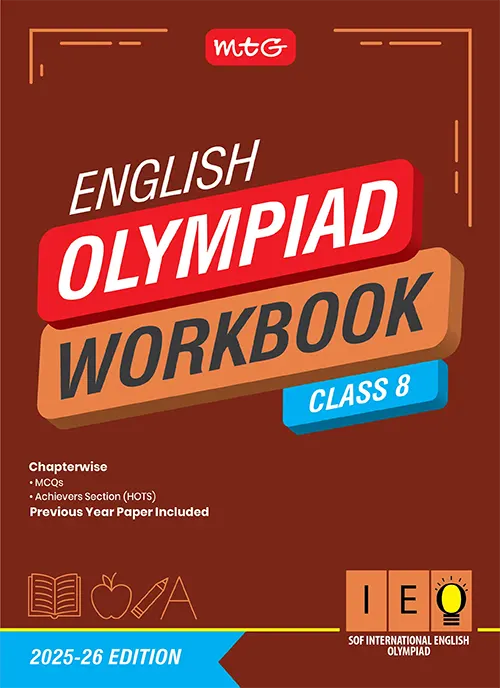 Class 8 International English Olympiad (IEO) Workbook for 2025-26 Exam