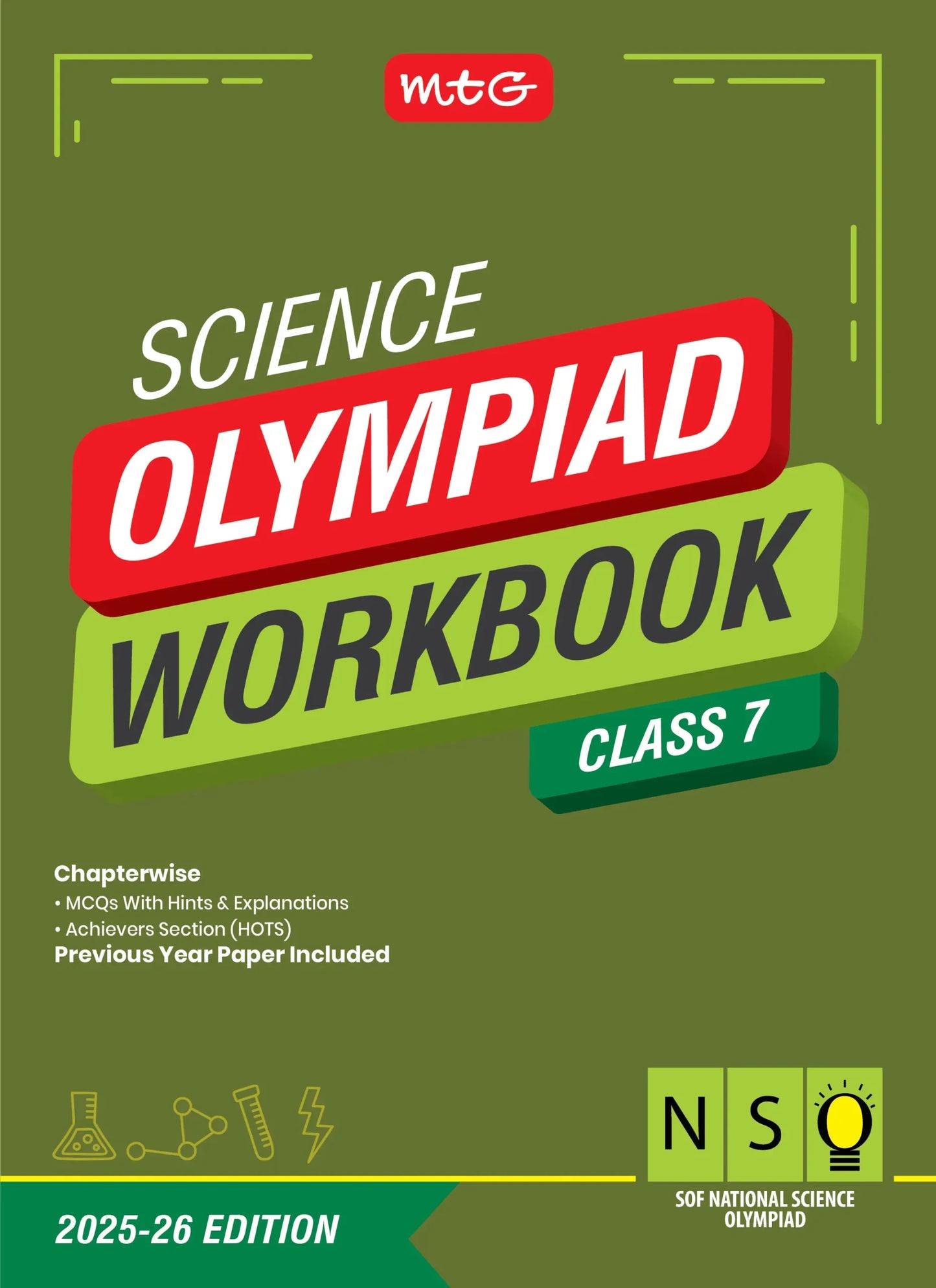 Class 7 National Science Olympiad (NSO) Workbook for 2025-26 Exam