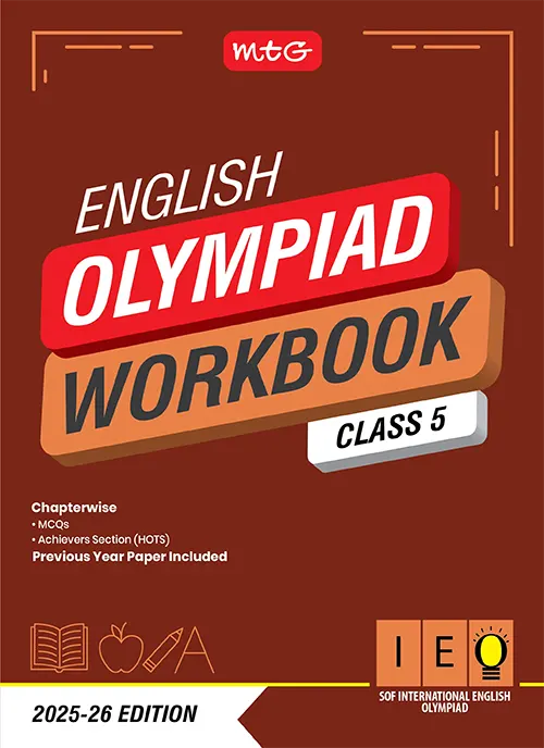 Class 5 International English Olympiad (IEO) Workbook for 2025-26 Exam