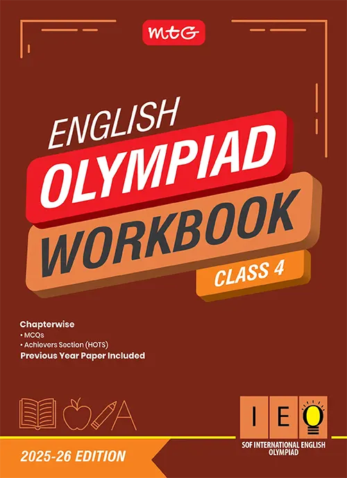 Class 4 International English Olympiad (IEO) Workbook for 2025-26 Exam