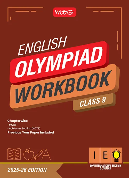 Class 9 International English Olympiad (IEO) Workbook for 2025-26 Exam