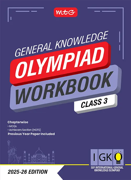 Class 3 International General Knowledge Olympiad (IGKO) Workbook for 2025-26 Exam