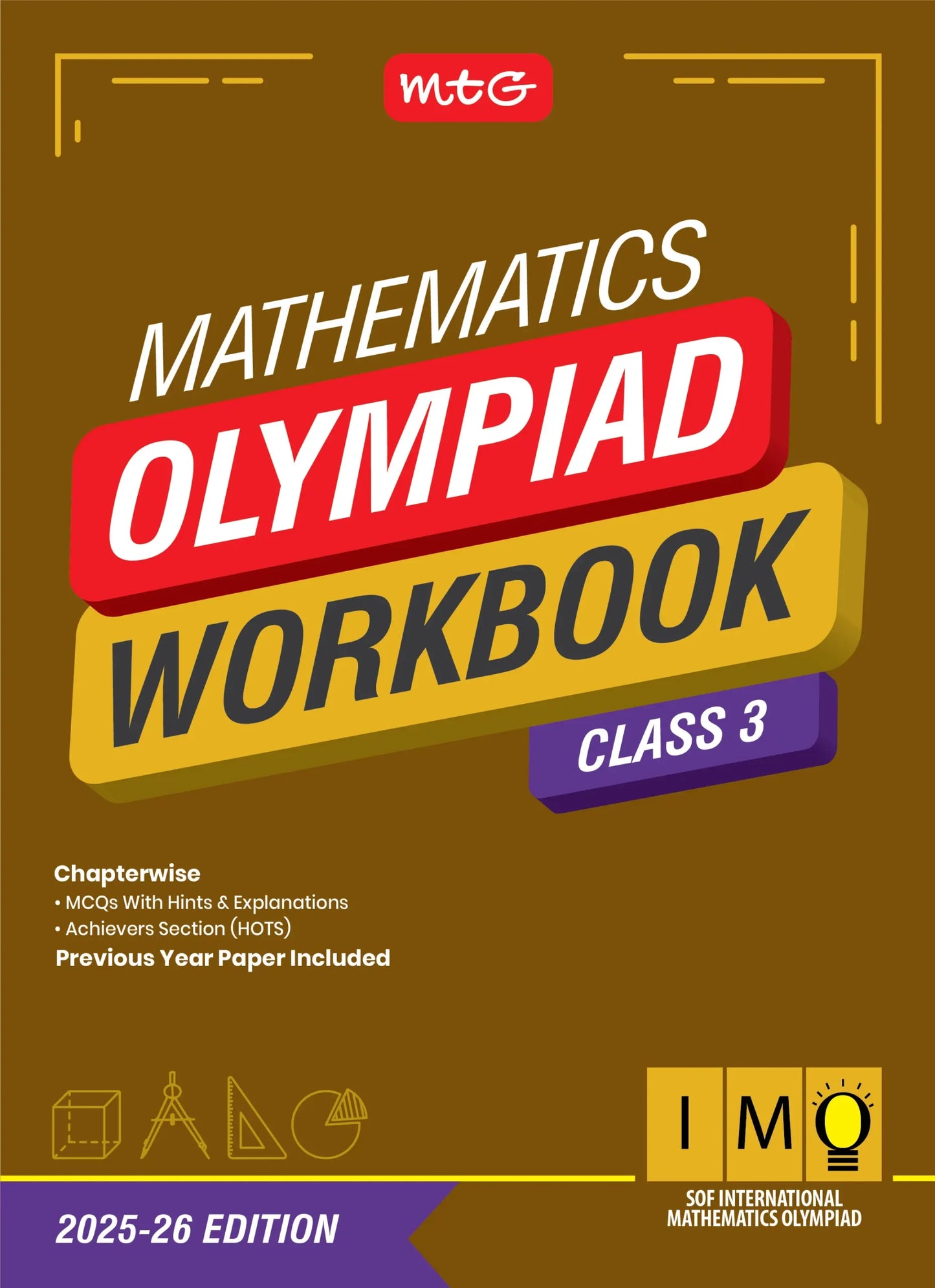 Class 3 International Mathematics Olympiad (IMO) Workbook for 2025-26 Exam