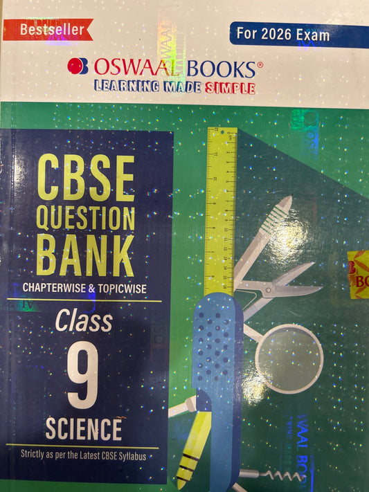 Oswaal 9th CBSE Question Bank SCIENCE