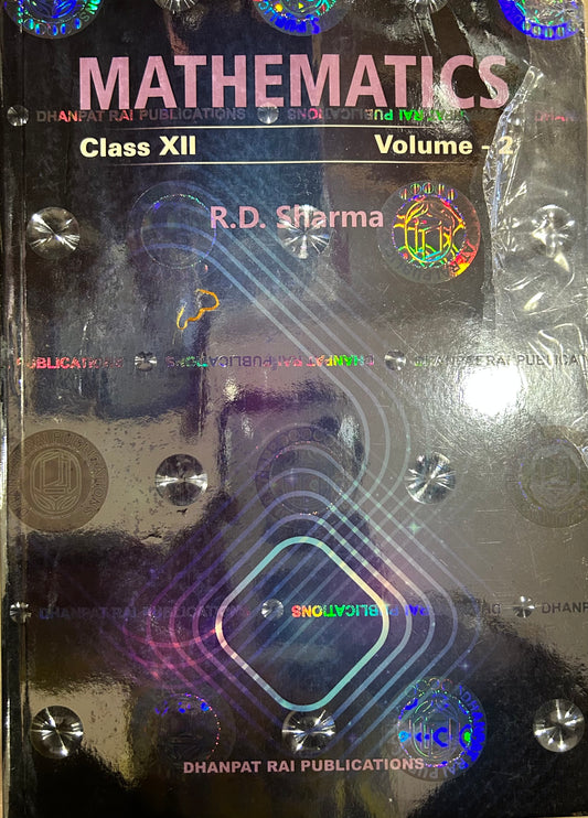 CBSE 12th R.D.Sharma Maths