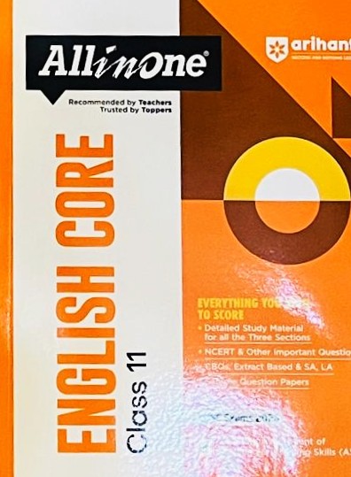 All in one CBSE 11th ENGLISH CORE (2025-2026)