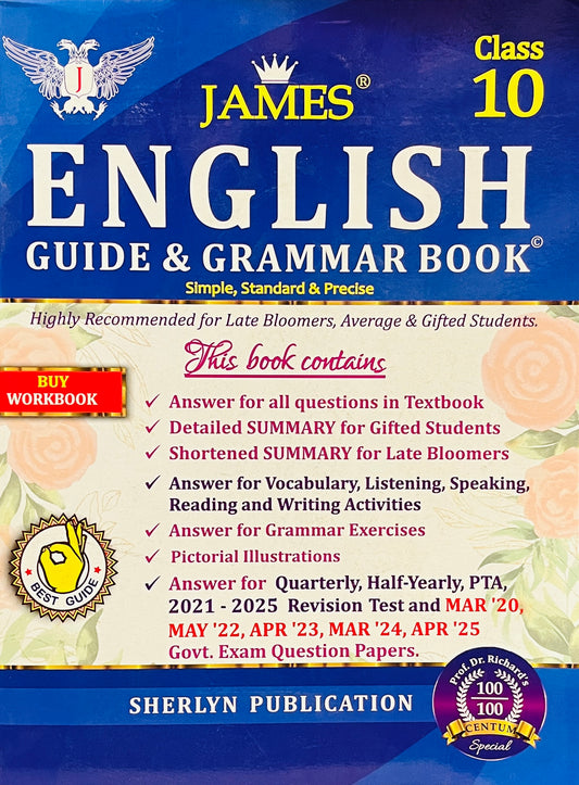 James 10th English 2025-26