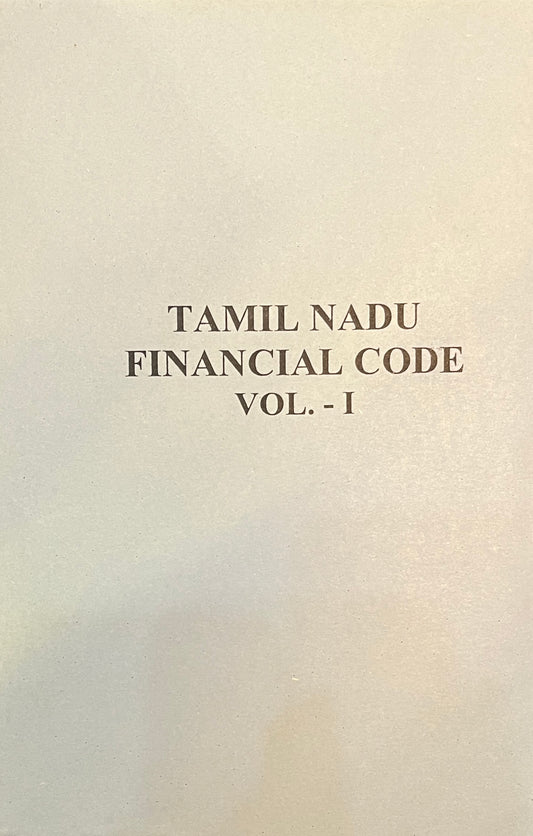 TamilNadu Financial Code Vol-1