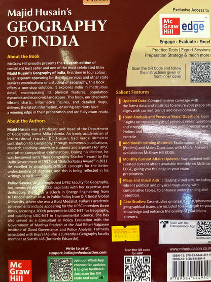 GEOGRAPHY OF INDIA 11 ED(MAJID HUSSIAN)