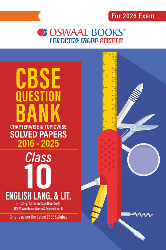 Oswaal 10th CBSE Question Bank ENGLISH language & Literature