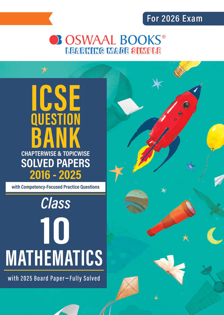 Oswaal 10th ICSE Question Bank MATHS