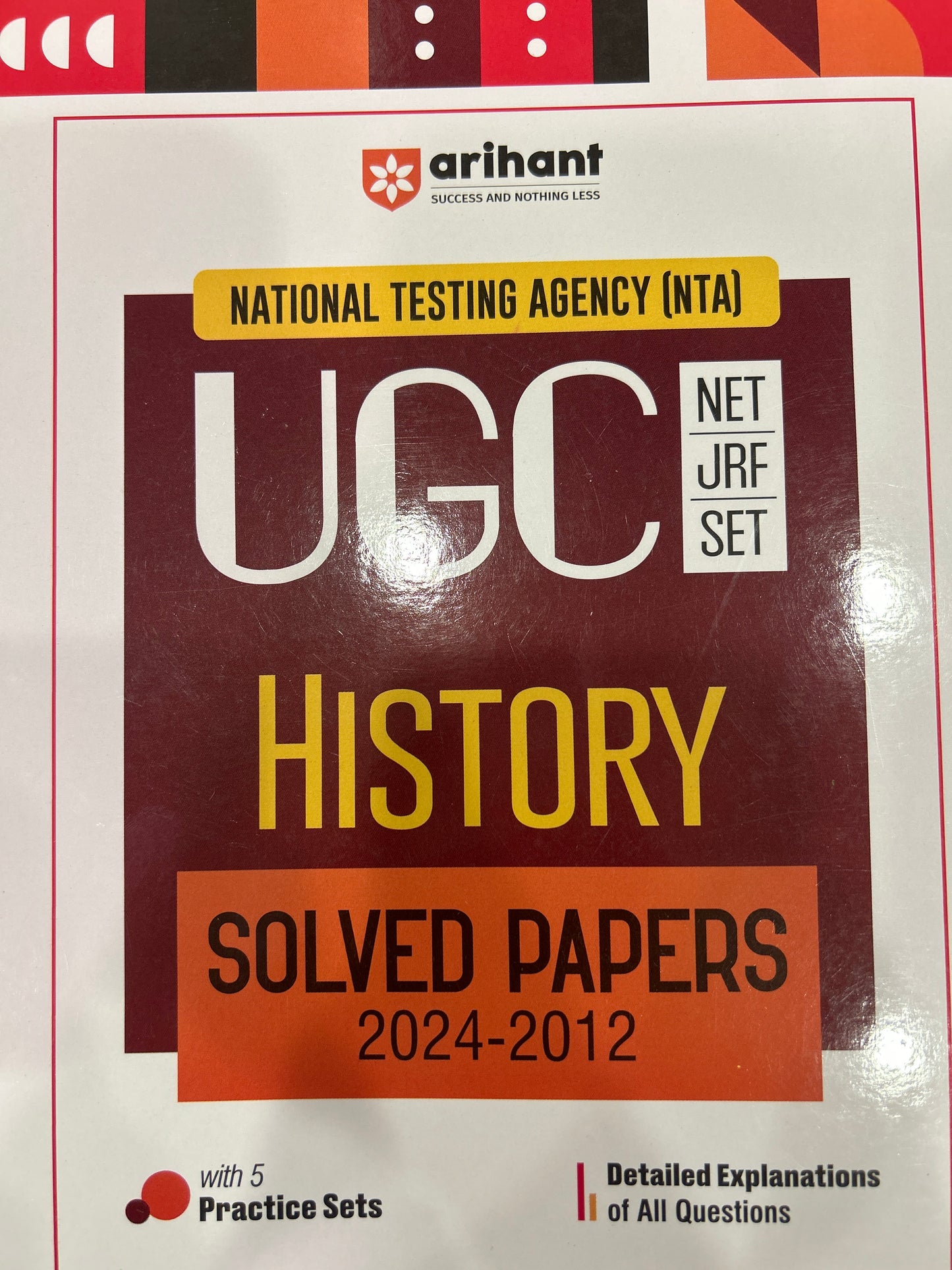 J801 UGC NET HISTORY SOLVED PAPER