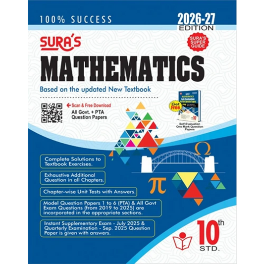 SURA`S 10th Std MATHS Guide 2026-27