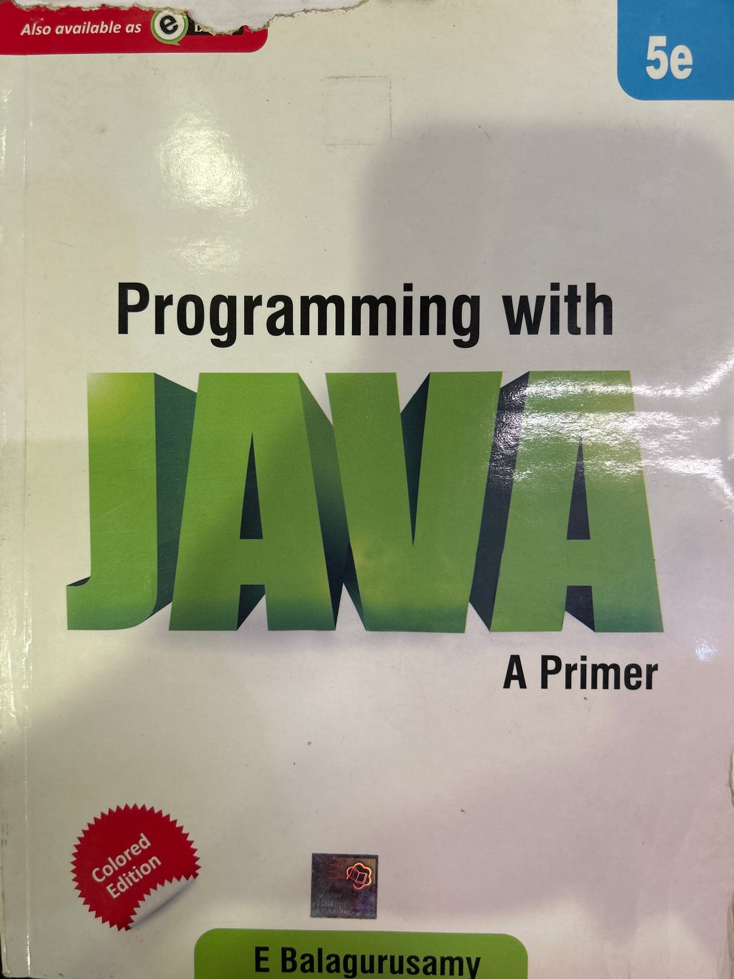 PROGRAMMING WITH JAVA 5E