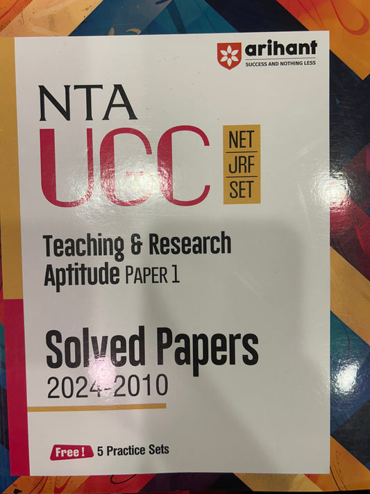 D958 UGC TEACHING & RESEARCH PAPER-1 solved paper