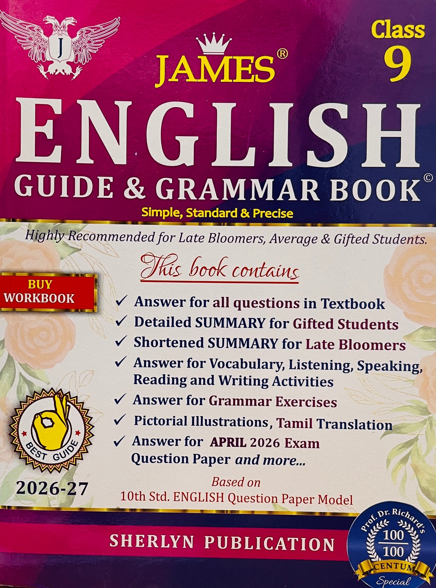 James 9th English 2026-27