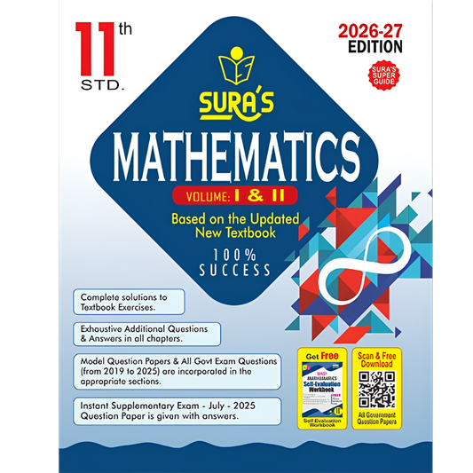 SURA'S 11 th Std Maths Guide 2026-27