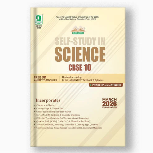 Evergreen Guide Science Evergreen 10th CBSE SCIENCE (2025-2026) – Jayam Book Centre