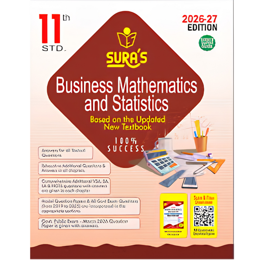 SURA'S 11 th Std BUSINESS MATHS Guide 2026-27