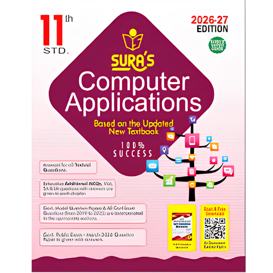 SURA'S 11 th Std COMPUTER APPLICATIONS Guide 2026-27